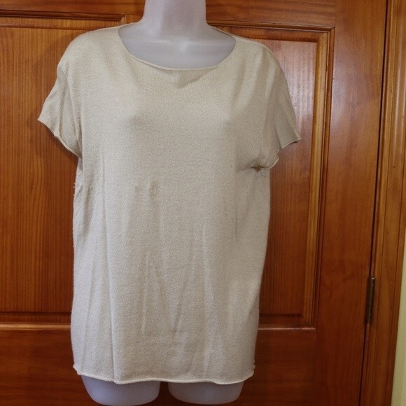 Armani Collezioni Vintage 90s Leather + Cashmere Cardigan Sweater Set – Designer - Picture 16 of 16